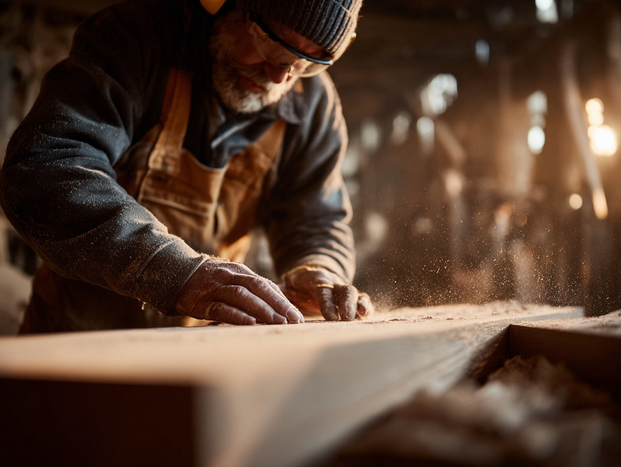 Woodworking detail in production